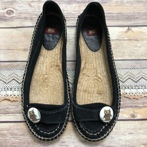 BC Owl Button Loafers 8.5